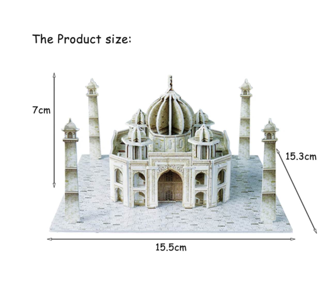 3D Taj-Mahal Jigsaw puzzle