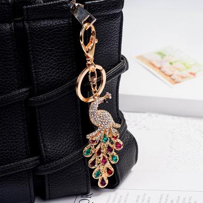 Luxury Multicoloured Peacock Keychain
