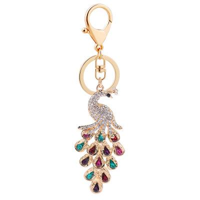 Luxury Multicoloured Peacock Keychain