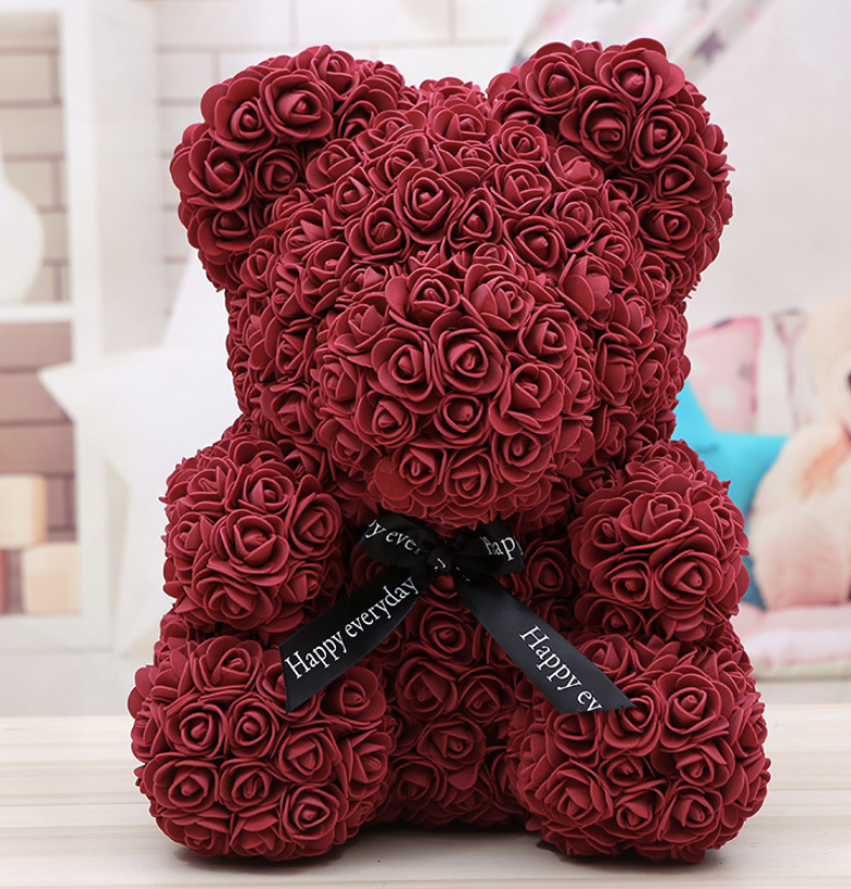 Pink Rose Bear