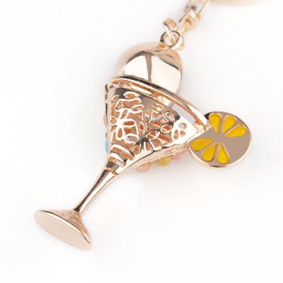 Luxury Wine Glass Keychain