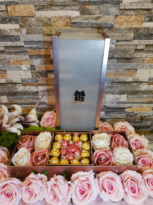 Gold Rose Gift Box