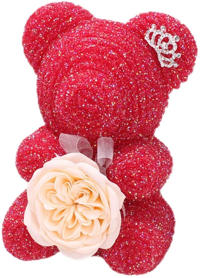 Pink Crystal Rose Bear