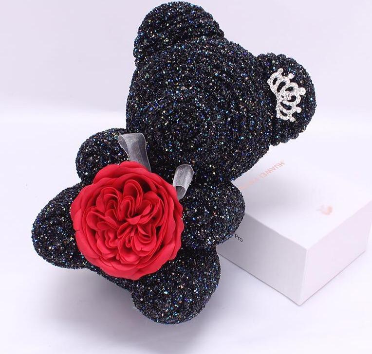 Pink Crystal Rose Bear