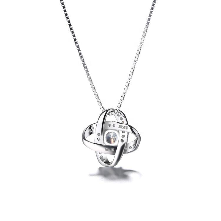 925 Sterling Silver Cubic Zirconia Pendant