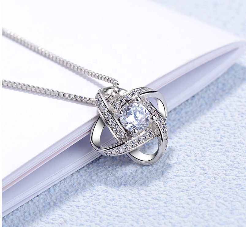 925 Sterling Silver Cubic Zirconia Pendant