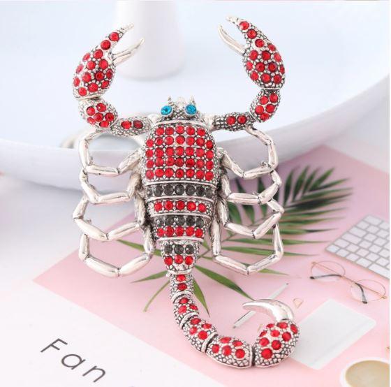 Luxury Red Scorpion Keychain