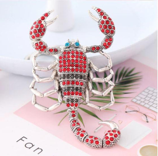 Luxury Red Scorpion Keychain