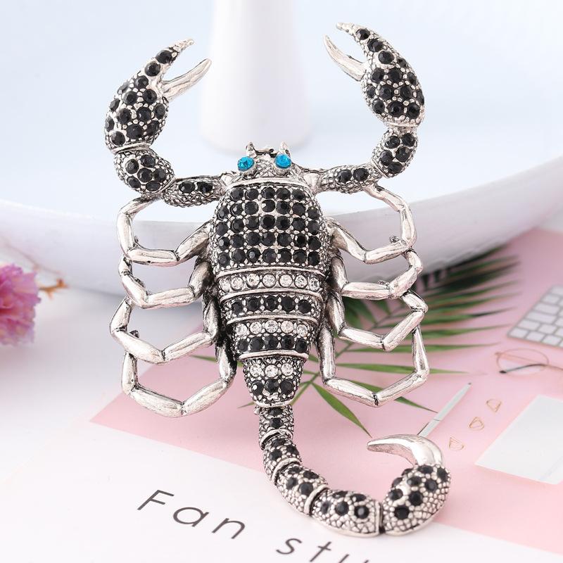 Luxury Blue Scorpion Keychain
