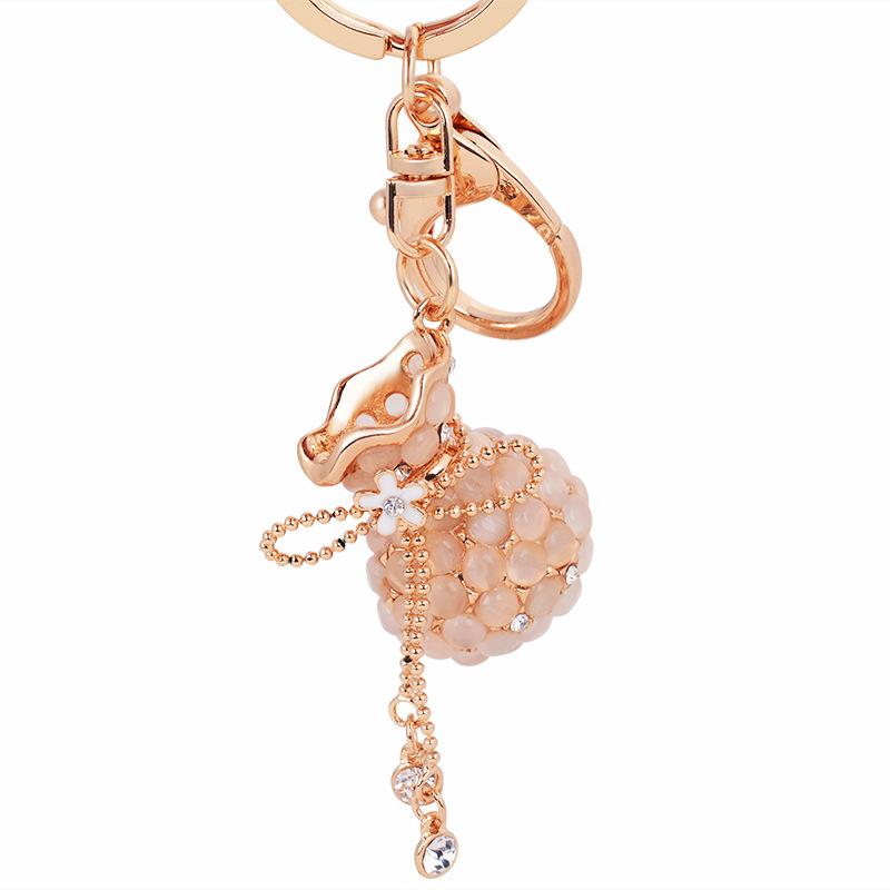 Luxury Cream Pouch keychain