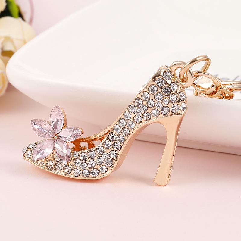 Luxury Crystal High Heels Keychain