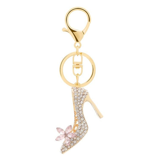 Luxury Crystal High Heels Keychain