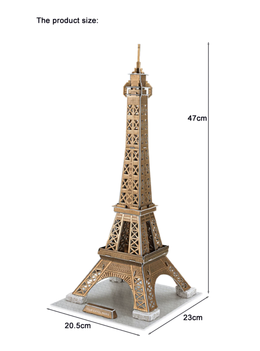 3D Eiffel Tower Jigsaw puzzle