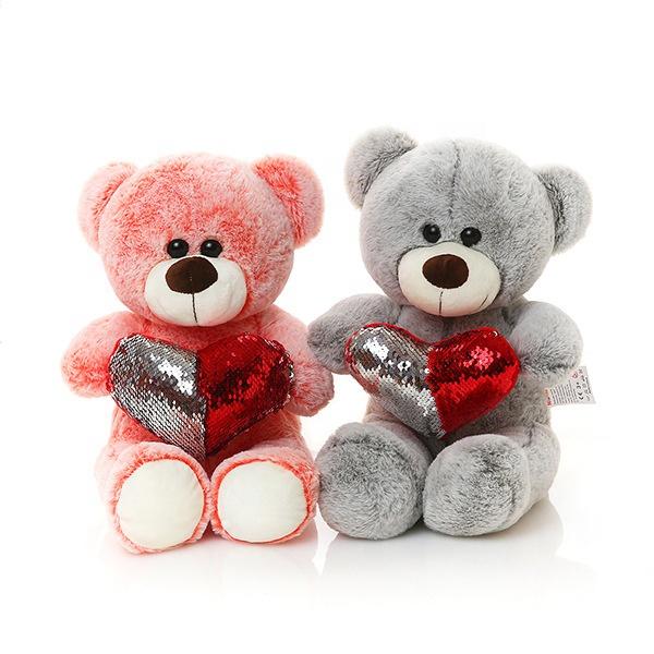 Pink Soft Plush With Heart