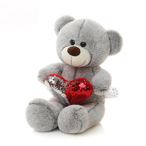 Pink Soft Plush With Heart