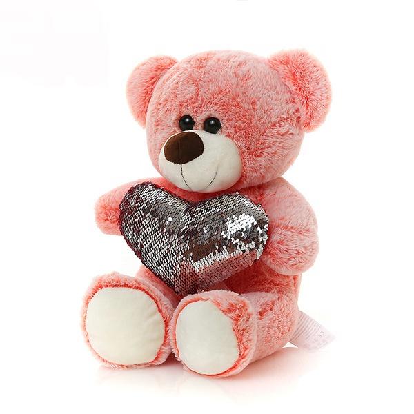 Pink Soft Plush With Heart