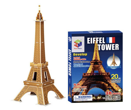 3D Eiffel Tower Jigsaw puzzle