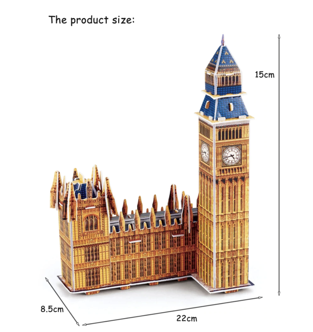 3D Big Ben Jigsaw puzzle