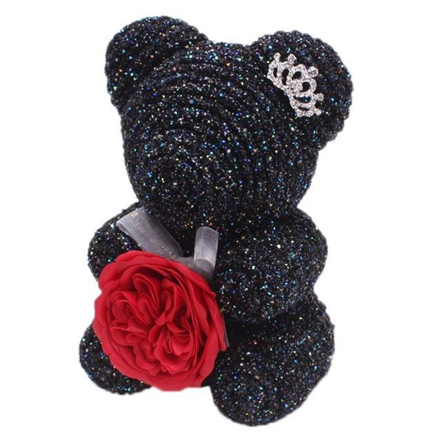 Pink Crystal Rose Bear